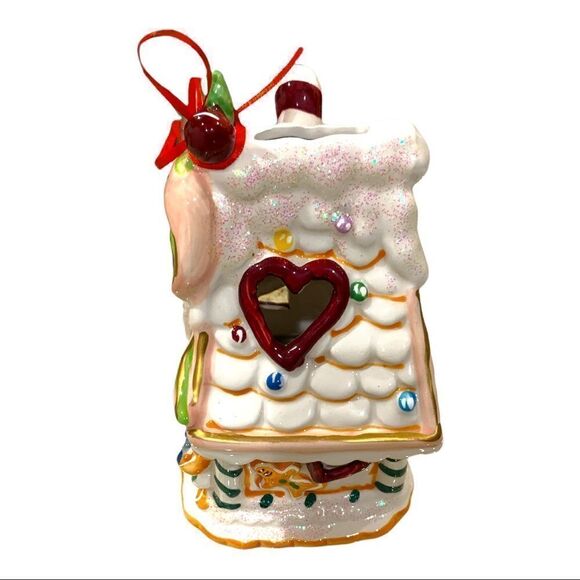 NWT Blue Sky Claywork Mom's Cookie Cottage Candle House - Picture 2 of 5